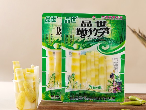 袋装90g嫩竹笋泡椒味