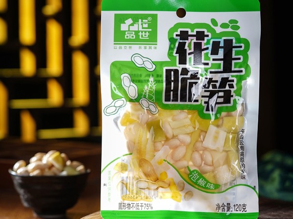 123g、散称花生脆笋泡椒味