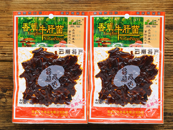普装50g香蕈牛肝菌麻辣味/鲜香味/烧烤味